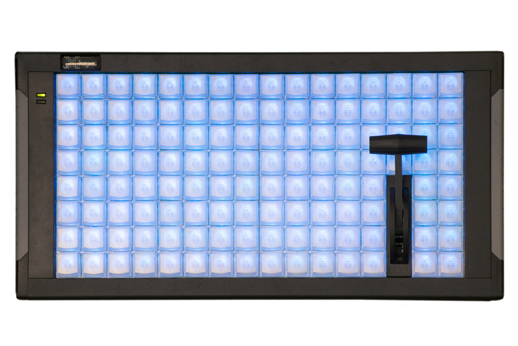 X-keys XKE-124 Key Programmable Keyboard with T-Bar – X-keys-UK ...