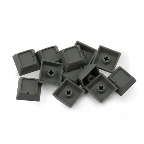 X-keys NevWear DSA Style Relegnedable Key Caps - Grey (Pack of 12)