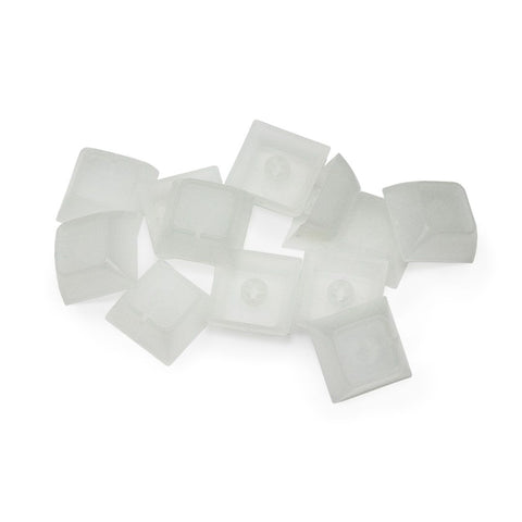 X-keys NevWear DSA Style Relegnedable Key Caps - Transparent (Pack of 12)