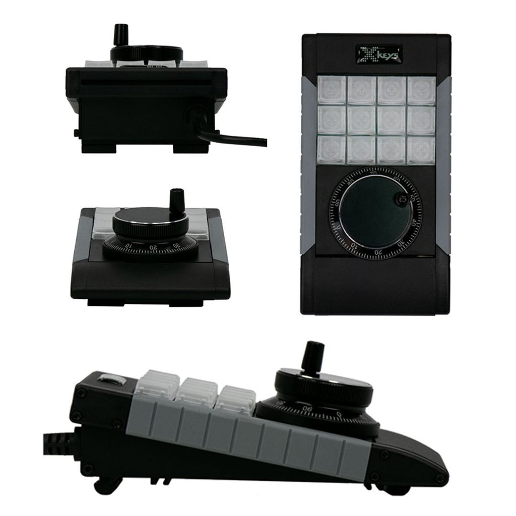 Programmable Keypad Wheel X-keys XBE-12 Handwheel and Programmable Keypad – X-keys-UK (Keyboard ...