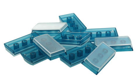 X-keys Tall Replacement Keycaps - Blue (Pack of 10)