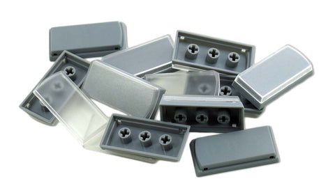 X-keys Tall Grey Keycaps - Replacement Caps